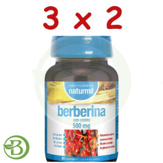 Confezione 3x2 Berberina 500Mg 60 Compresse Naturmil