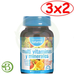 Confezione 3x2 Multivitaminici e Minerali 60 Perle Naturmil