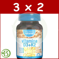 Confezione 3x2 Vitamina D3+K2 60 compresse Naturmil