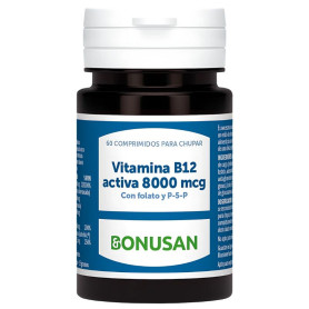 Vitamina B12 attiva 8000mcg 60 compresse Bonusan