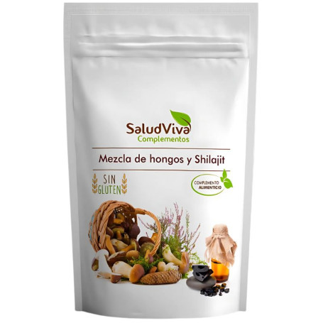 Mix Di Funghi E Shilajit 125G Salud Viva