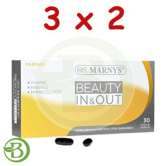 Confezione 3x2 Beauty In &amp; Out 30 capsule Marnys