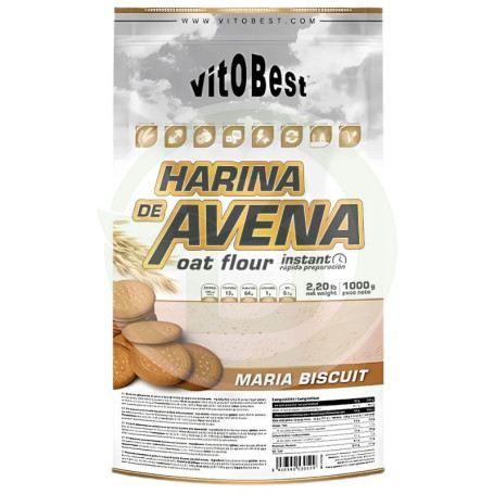 Harina de Avena 1Kg. Galleta Vit O Best