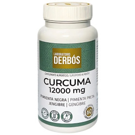 Curcuma 12000mg 60 Capsule Vegetali Derbós