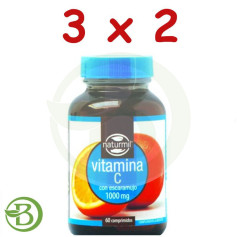 Confezione 3x2 Vitamina C 1000mg. 60 compresse Naturmil