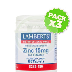 Confezione da 3 Zinco 15Mg. Lamberti