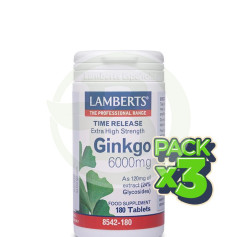 Confezione da 3 Ginkgo Biloba Extra High Potency Lamberts