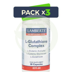 Confezione 3x L-Glutatione Complex Lamberts
