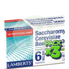 Confezione 3x Saccharomyces Boulardii 30 capsule Lamberts