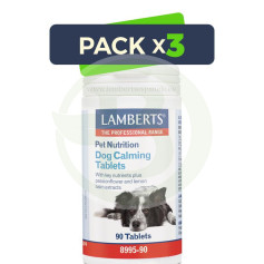 Confezione da 3 compresse calmanti per cani, 90 compresse