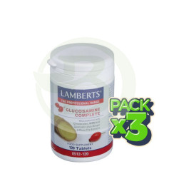 Confezione 3x Glucosamina completa 120 compresse Lamberts