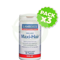 Confezione 3x Maxi Hair 60 capsule Lamberts