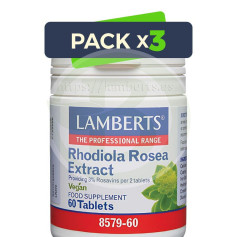 Confezione 3x Rhodiola Rosea 1466Mg 60 compresse Lamberts