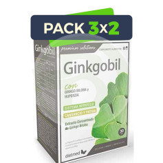 Confezione 3x2 Ginkgobil 60 capsule Dietmed