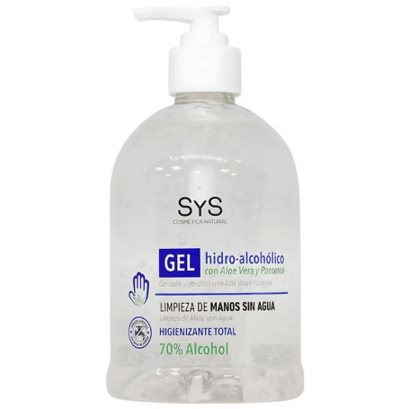 Gel mani idroalcolico con aloe vera 500 ml Sys