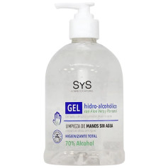 Gel mani idroalcolico con aloe vera 500 ml Sys