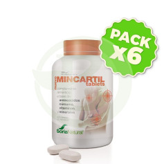 Pack 6x Mincartil (vecchia formula rinforzata) 180 Compresse Soria Natural