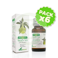 Confezione da 6 oli essenziali di salvia di Soria Natural