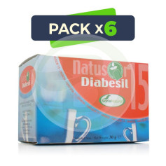 Confezione da 6 Filtri Natusor 15 Diabesil 20 Soria Natural