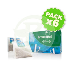 Confezione 6x Natusor 25 Broncopul 20 Filtri Naturali Soria