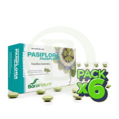 Confezione 6x Passiflora 60 Compresse Soria Natural