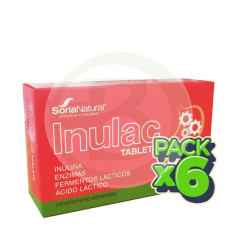 Confezione 6x Inulac 30 Compresse Soria Natural