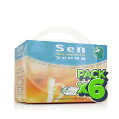 Confezione da 6 infusi di senna con 20 filtri, Soria Natural