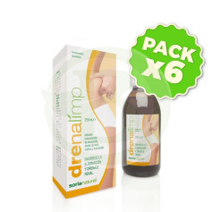 Confezione 6x Drenalimp Drenaggio 250Ml. Soria Naturale
