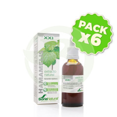 Pack 6x Extracto de Hamamelis Fórmula XXI 50Ml. Soria Natural