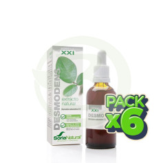 Confezione da 6 Estratto di Desmodium Formula XXI 50Ml. Soria Naturale