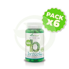 Confezione 6x BIO Broccoli Verdi 80 Capsule Soria Natural