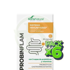 Confezione da 6 capsule naturali Probinflam 20 Soria