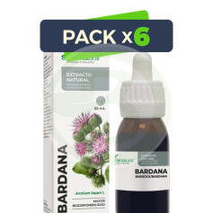Confezione 6x Estratto di Bardana XXI 50Ml. Soria Naturale