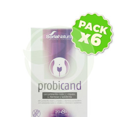 Confezione 6x Probicand 20 Capsule Soria Natural