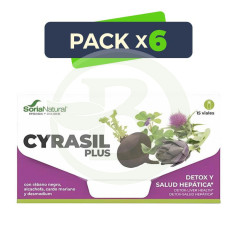 Confezione 6x Cyrasil 15 Fiale Soria Natural