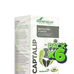 Pack 6x Captalip 60 Comprimidos Soria Natural