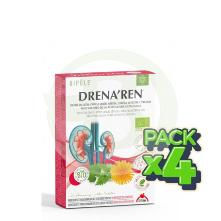 Pack 4x Bipole Drenaren 20 Ampollas Intersa