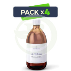 Confezione 4x Olio da Massaggio Sensuale 1L Essenziale Aromi