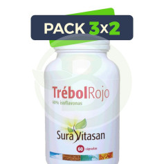 Confezione 3x2 Trifoglio Rosso 60 Capsule Sura Vitasan