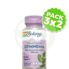 Confezione 3x2 Gymnema 385Mg. 60 Capsule Vegetali Solaray