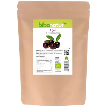 Polvere di Acai Biologica 70G Bibonatur