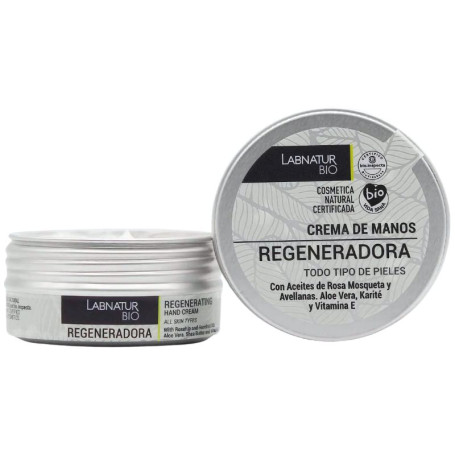 Crema mani rigenerante Labnatur Bio 50 ml