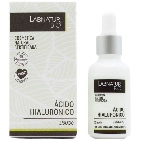 Siero viso all&#39;acido ialuronico liquido biologico 30 ml Labnatur