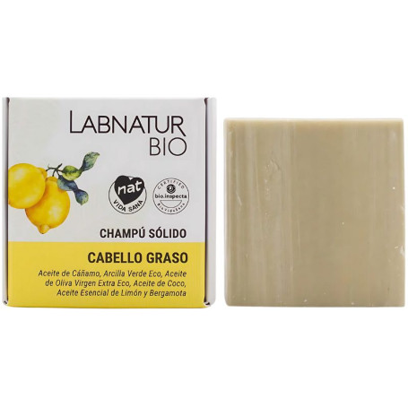 Shampoo solido biologico Labnatur per capelli grassi 75 g