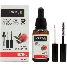 Kit Olio di Ricino Puro al 100% + Mascara Bio 30ml Labnatur