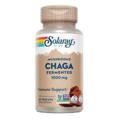 Chaga fermentato 500 mg. - 60 capsule vegetali Solaray