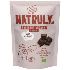Proteine al cioccolato vegane Natruly 350 g