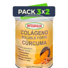 Confezione 3x2 Collagene Solubile Forte Curcuma 300G Integralia