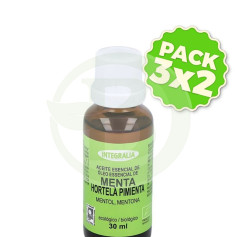 Confezione 3x2 Olio essenziale di menta piperita biologico 30 ml Integralia