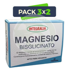 Confezione 3x2 Magnesio Bisglicinato 60 Capsule Integralia